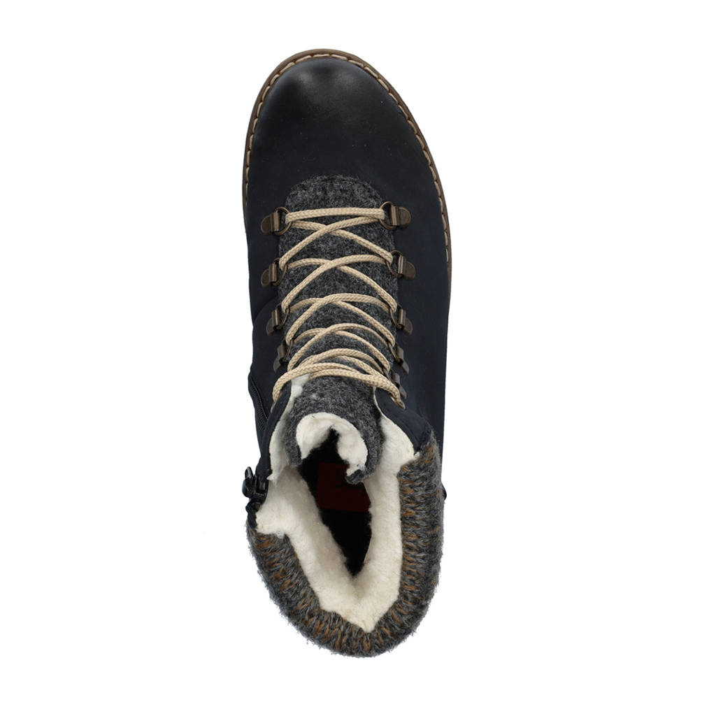 Donkerblauw Veterboots Rieker Rieker Veterboots Rieker Veterboots Donkerblauw Donkerblauw fZRwaqR