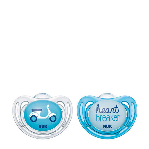 Nuk Freestyle Fopspeen Jongen Maat 1 2 Stuks nuk kopen in de aanbieding Nuk Freestyle Fopspeen Jongen Maat 1 2 Stuks nuk kopen in de aanbieding