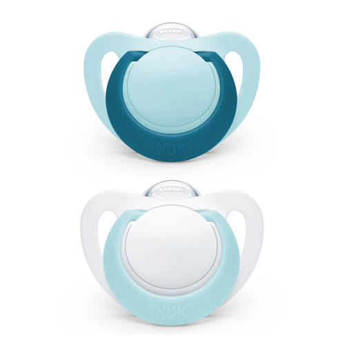 Nuk Genius Fopspeen Jongen Maat 2 2 Stuks nuk kopen in de aanbieding Nuk Genius Fopspeen Jongen Maat 2 2 Stuks nuk kopen in de aanbieding