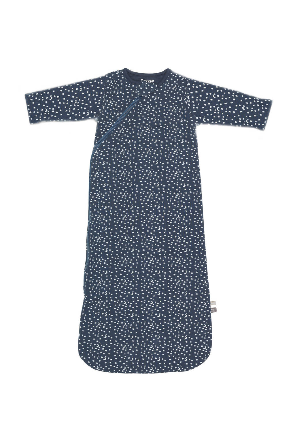 Snoozebaby baby slaapzak longsleeve 9-24 maanden indigo stars, Blauw
