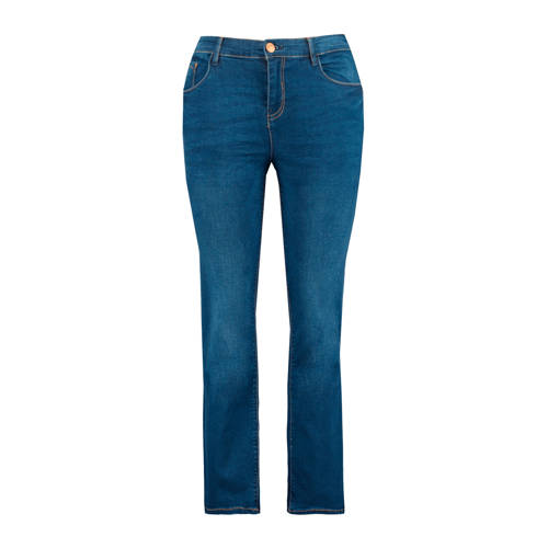 Ms Mode Straight Fit Jeans Blauw ms mode kopen in de aanbieding