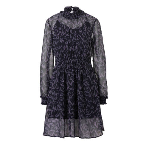 Yas Semi Transparante Jurk Met All Over Print yas kopen in de aanbieding