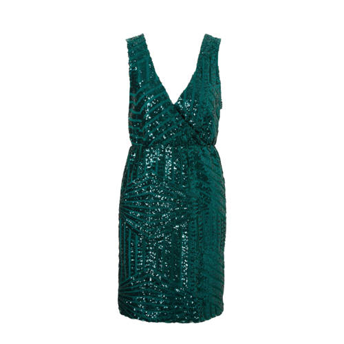 Vila Cocktail Jurk Met Glitter Pailletten vila kopen in de aanbieding Vila Cocktail Jurk Met Glitter Pailletten vila kopen in de aanbieding