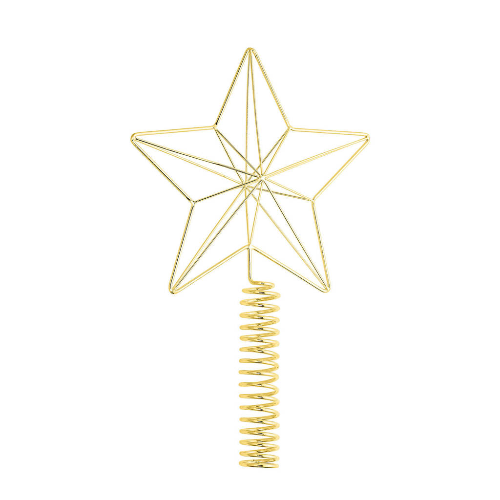 Bloomingville piek ster (26 cm), Goud