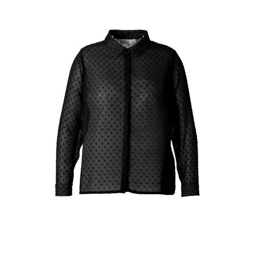 Only Carmakoma Blouse Met Stip Dessin only carmakoma kopen in de aanbieding