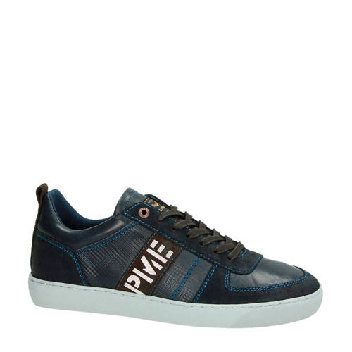Pme Legend Leren Sneakers Donkerblauw pme legend kopen in de aanbieding