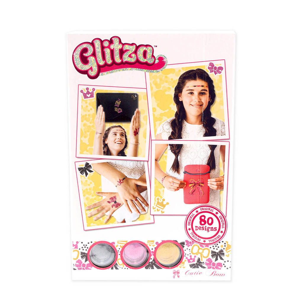 Glitza Cutie Bow 80 stuks glittertattoos