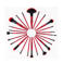 Rio Cosmetic Brush Set Sensual - 24 make-up kwasten