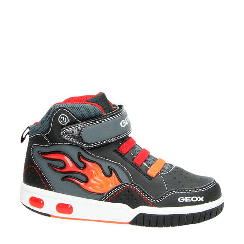 Geox Sneakers Met Lichtjes Rood geox kopen in de aanbieding