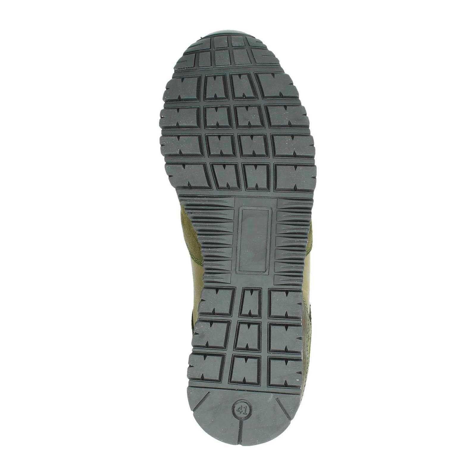 PME Legend leren sneakers kaki | wehkamp