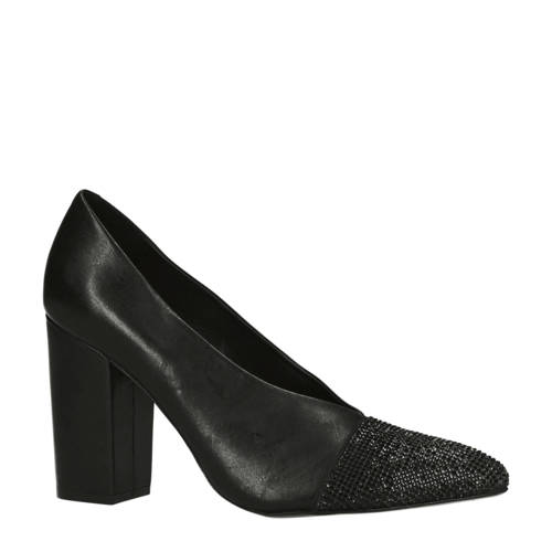 Sacha Leren Pumps Met Glitters Zwart sacha kopen in de aanbieding