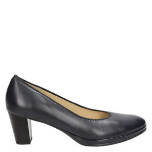 leren pumps donkerblauw