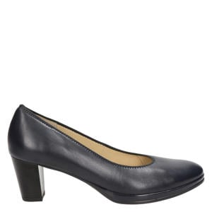 leren pumps donkerblauw