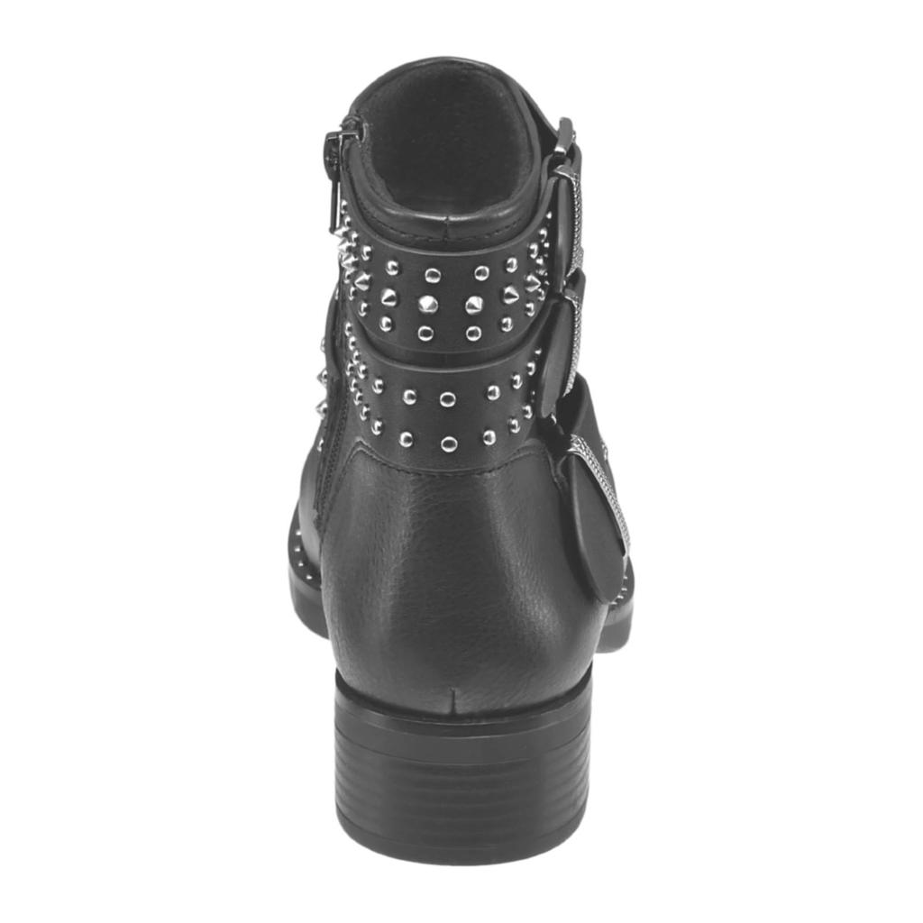vanHaren Graceland bikerboots met studs zwart wehkamp