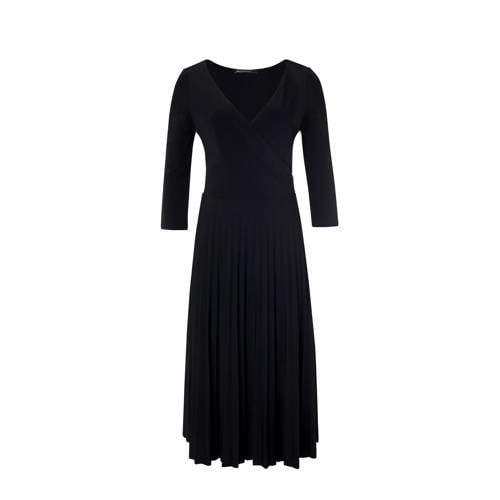 Expresso Juno Midi Jurk Zwart expresso kopen in de aanbieding