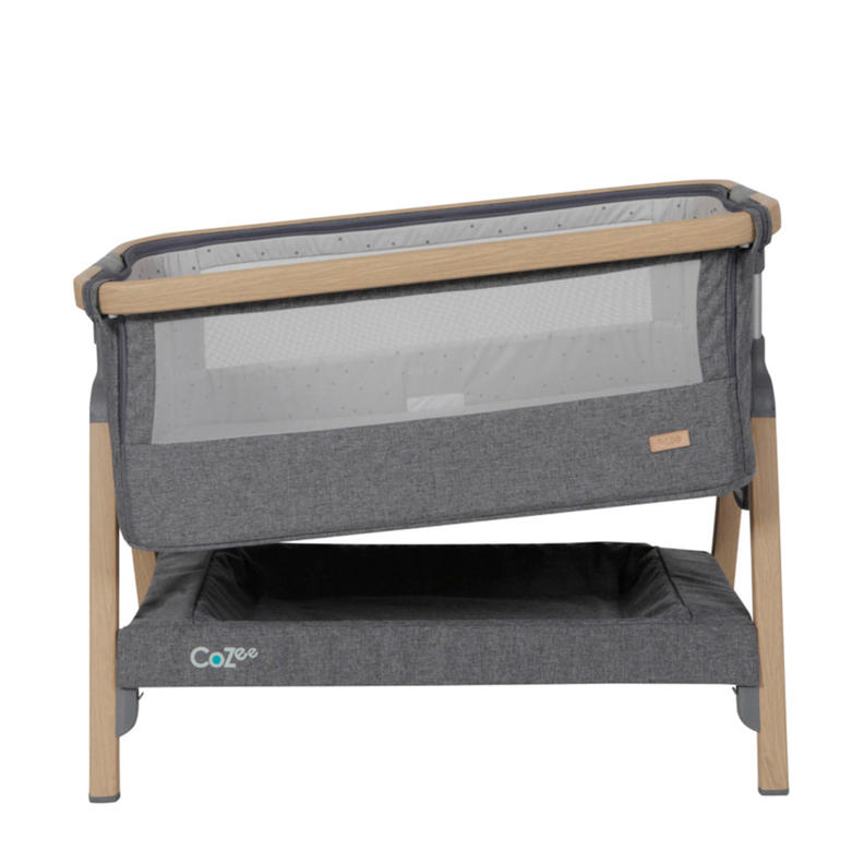 Tutti Bambini CoZee cosleeper wieg oak grijs wehkamp