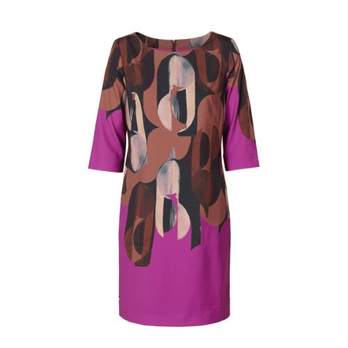 Promiss Mart Visser Jurk Met All Over Print Paars promiss kopen in de aanbieding