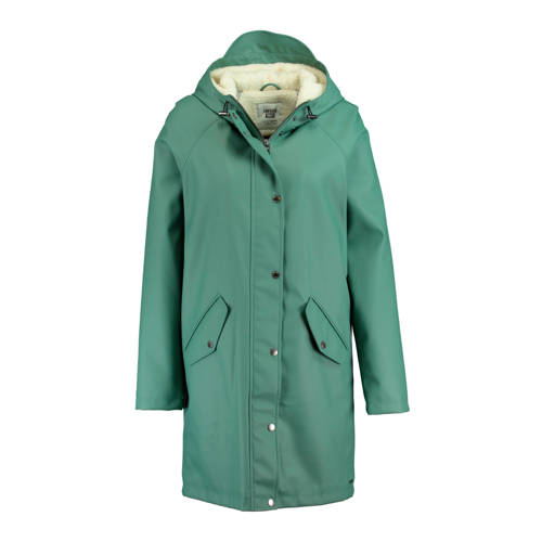 America Today Regenjas Janet Met Teddy Voering Mintgroen america today kopen in de aanbieding