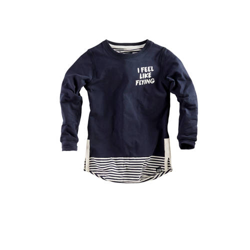 Z8 Longsleeve Branko Met Strepen Blauw z8 kopen in de aanbieding