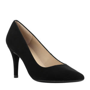 suède pumps zwart