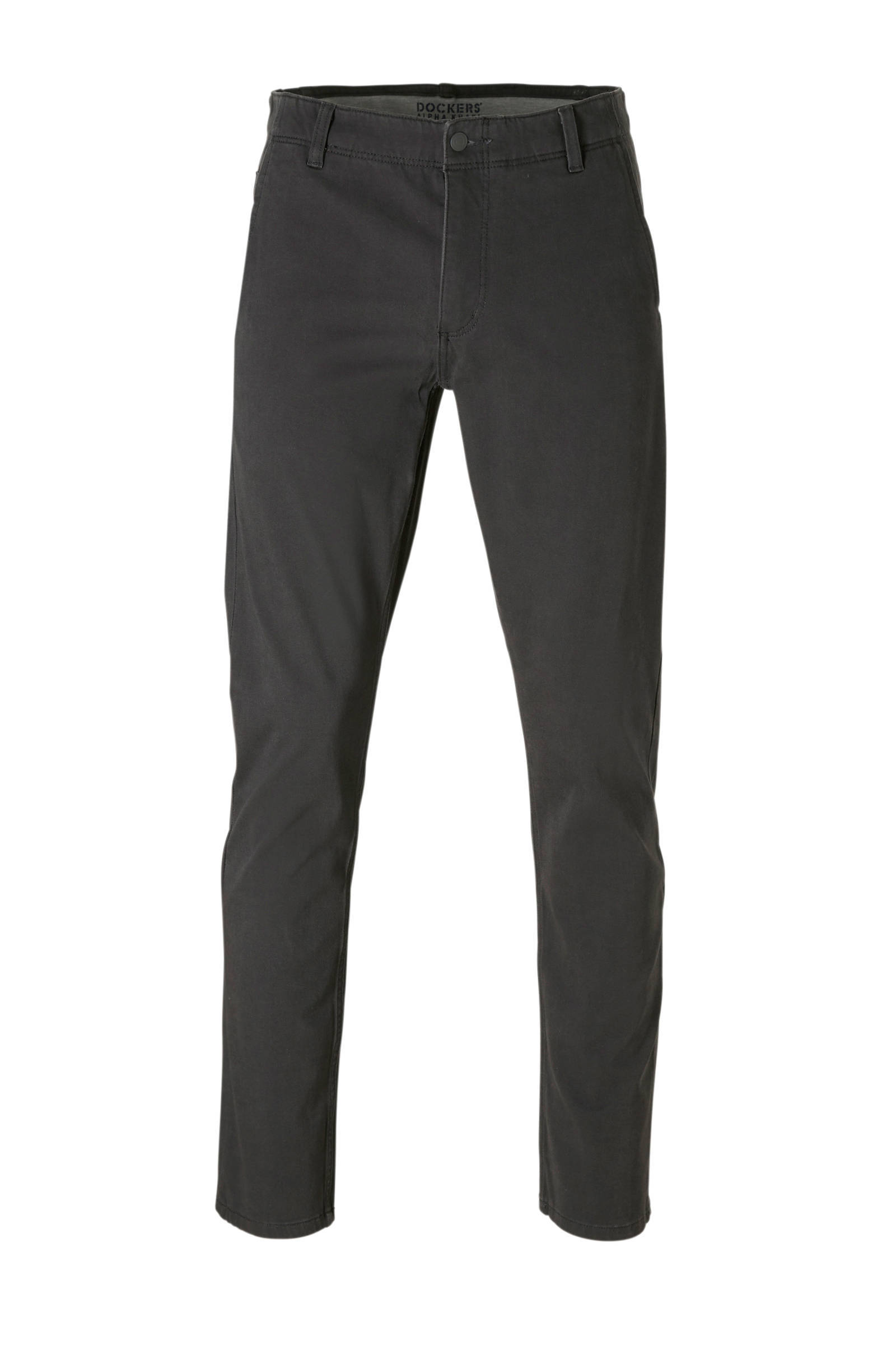 Dockers Heren Slim Fit Signature Khaki Lux Katoen Stretch Broek, Nieuw Brits Khaki, 40W / 32L