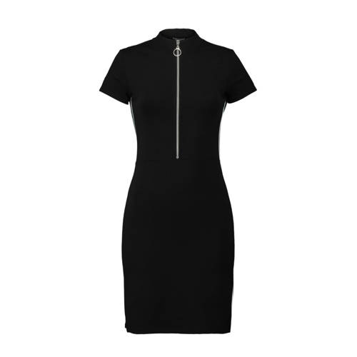 Coolcat Jurk Met Contrasterende Bies Zwart coolcat kopen in de aanbieding Coolcat Jurk Met Contrasterende Bies Zwart coolcat kopen in de aanbieding