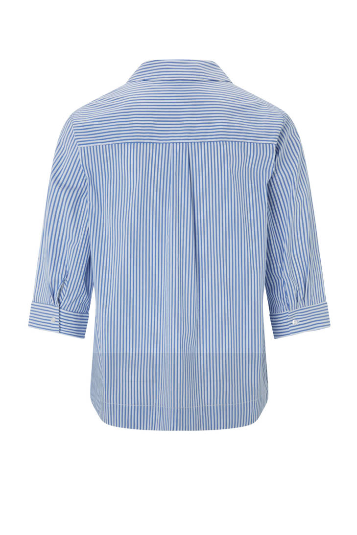 met CKS blouse blauw Mariska broche S7OAaw