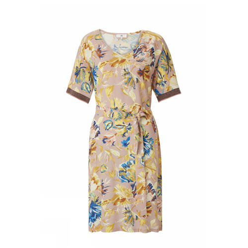 Cks Gebloemde Jurk Marifen Zalm cks kopen in de aanbieding