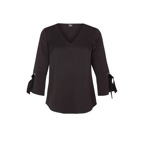 Soliver Black Label Top Zwart soliver black label kopen in de aanbieding