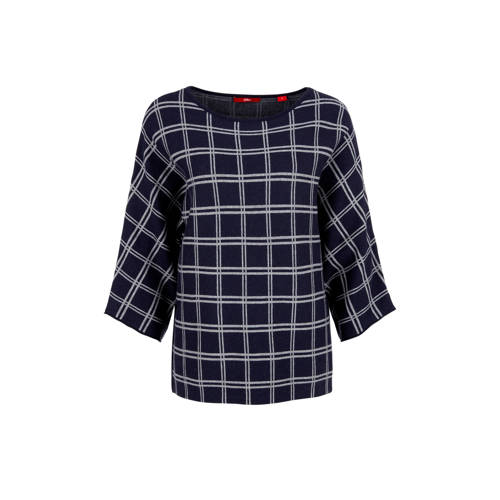 Soliver Trui Met Wol Marine soliver kopen in de aanbieding Soliver Trui Met Wol Marine soliver kopen in de aanbieding