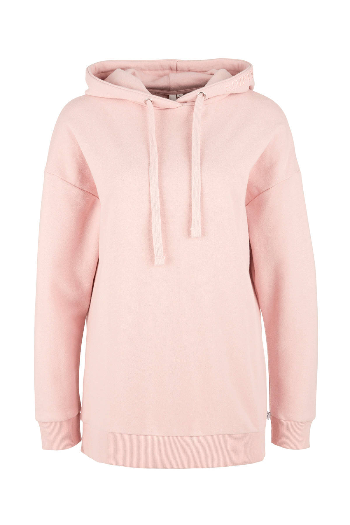 Ballin - Heren Hoodie - Unisex - Sweat - Lichtroze - Wit - Moda Italia