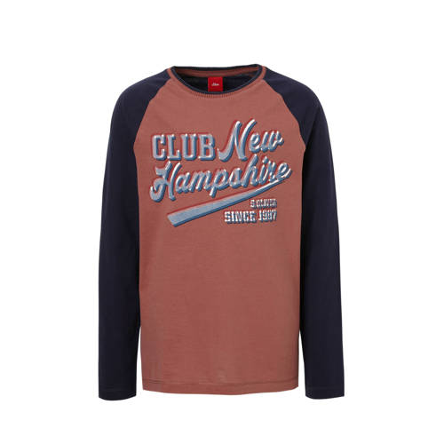 Soliver Longsleeve Met Tekstopdruk Rood soliver kopen in de aanbieding Soliver Longsleeve Met Tekstopdruk Rood soliver kopen in de aanbieding