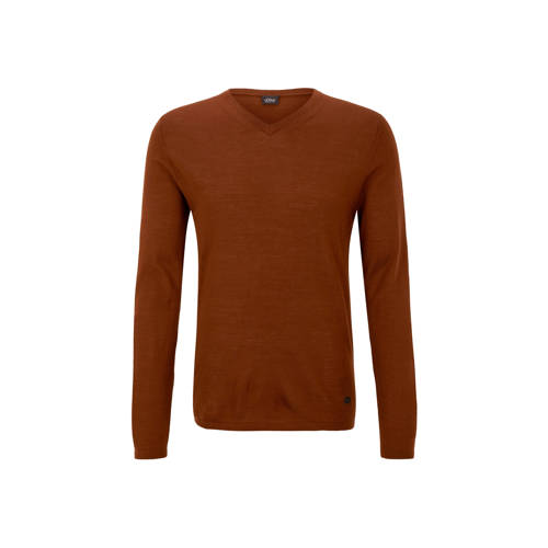 Soliver Black Label Wollen Trui Bruin soliver black label kopen in de aanbieding Soliver Black Label Wollen Trui Bruin soliver black label kopen in de aanbieding