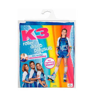 K3 verkleedset playsuit met kousen 6 tot 8 jaar