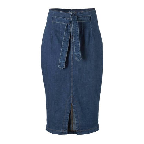 Lost Ink Plus Denim Rok lost ink kopen in de aanbieding
