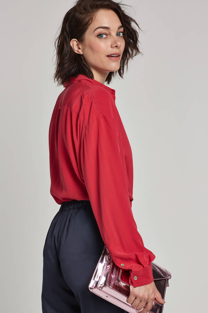 Boss Casual Boss blouse zijde van blouse Casual van PPrqZf