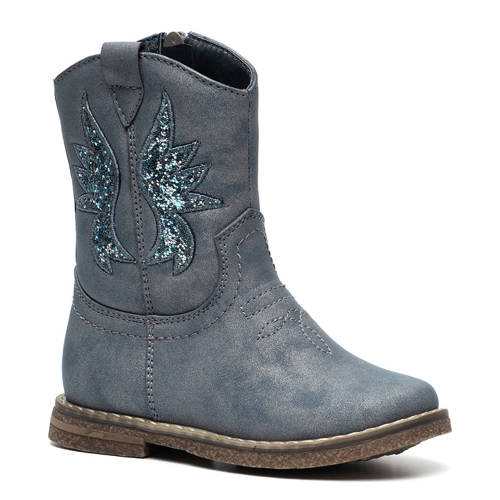 Scapino Blue Box Leren Laars Met Glitters Blauw scapino kopen in de aanbieding