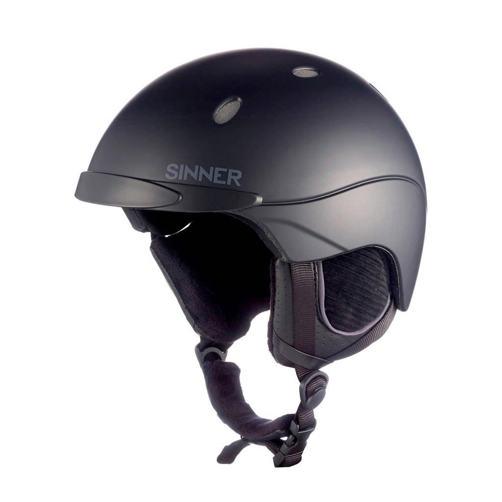 Sinner skihelm Titan Unisex zwart, Zwart