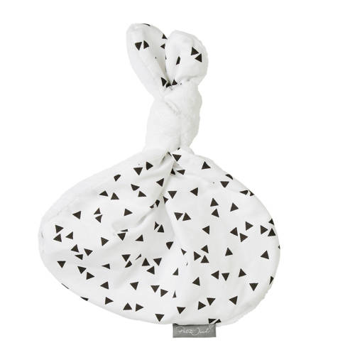 Petit Juul Knoopkonijn Zwartwit Knuffel 43 petit juul kopen in de aanbieding