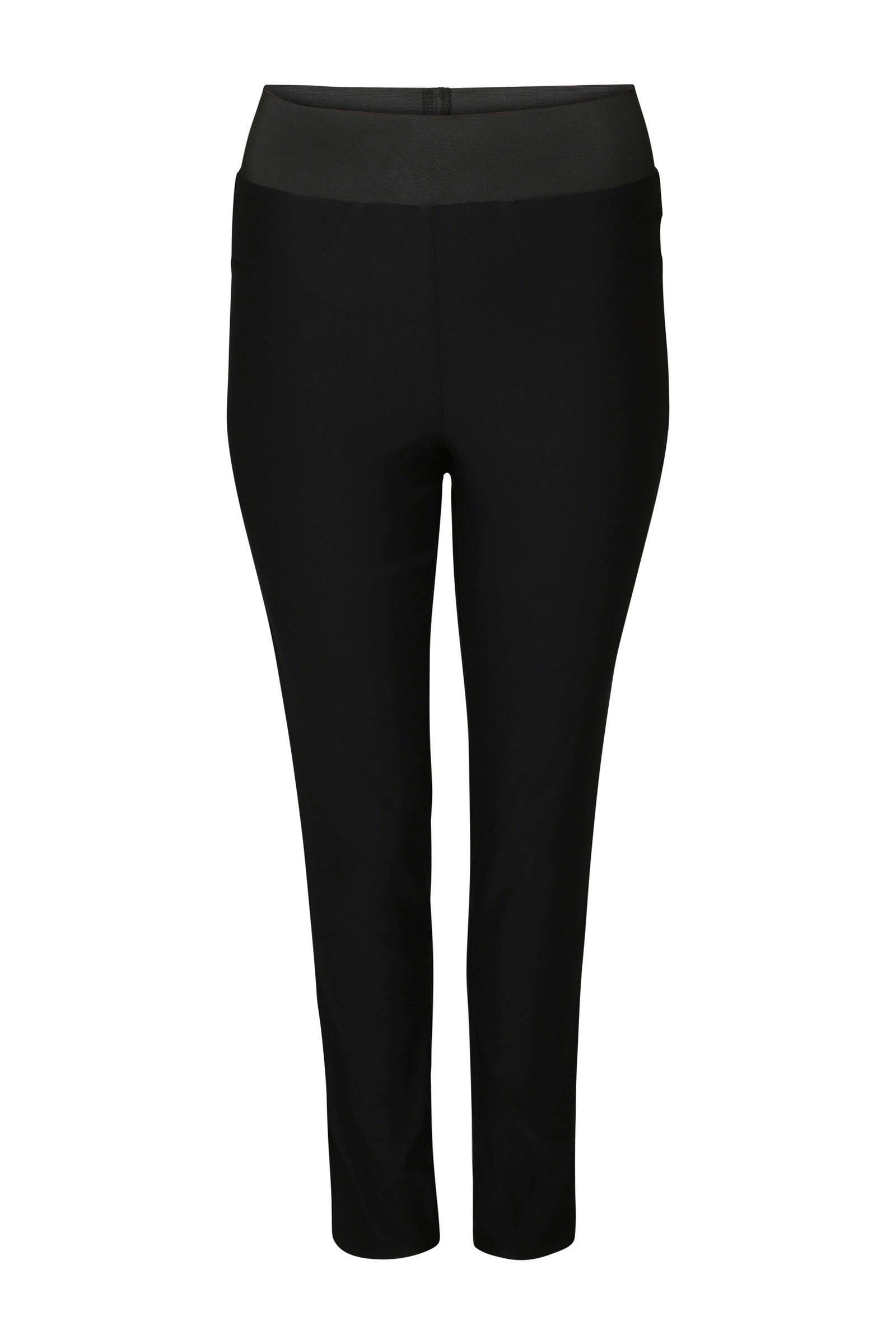Paprika broek met elastische tailleband zwart | wehkamp