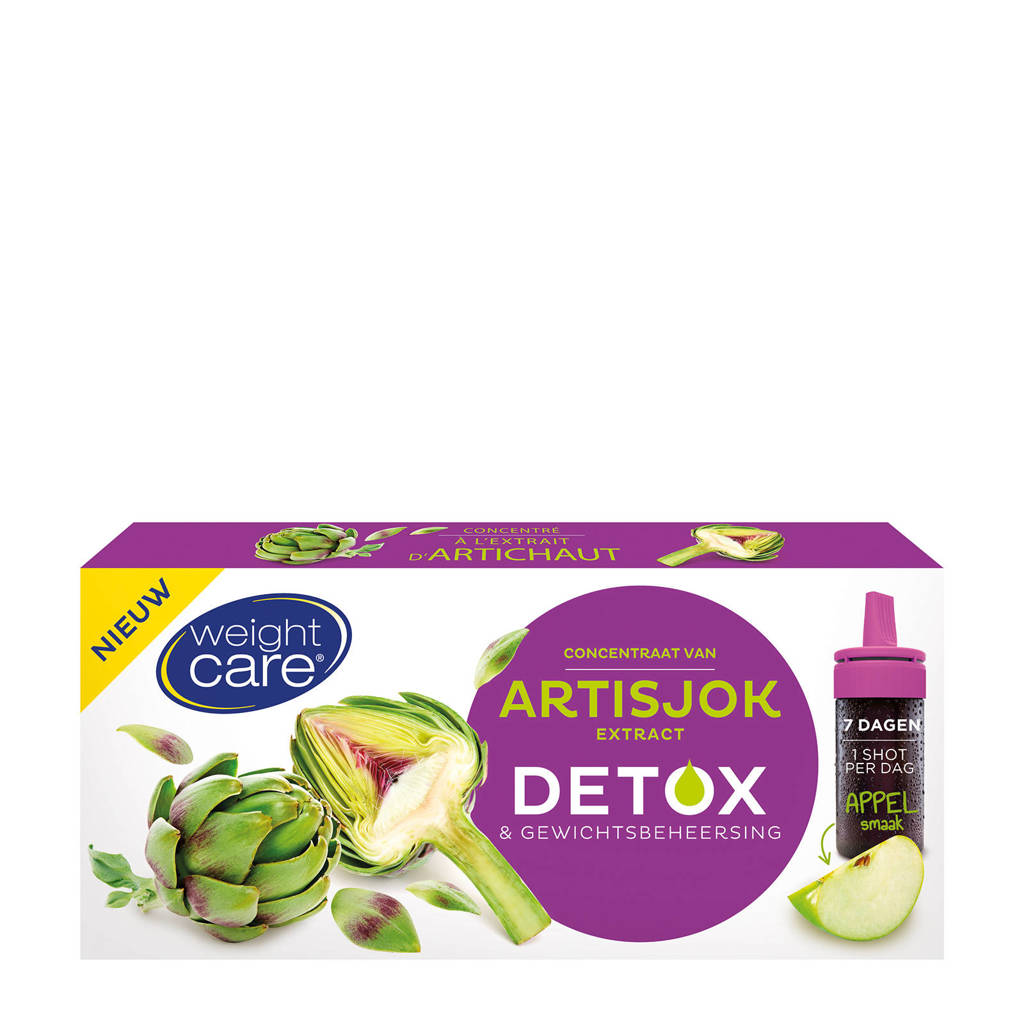 Weight Care Artisjok Detox shots appel - 7 x 10ML