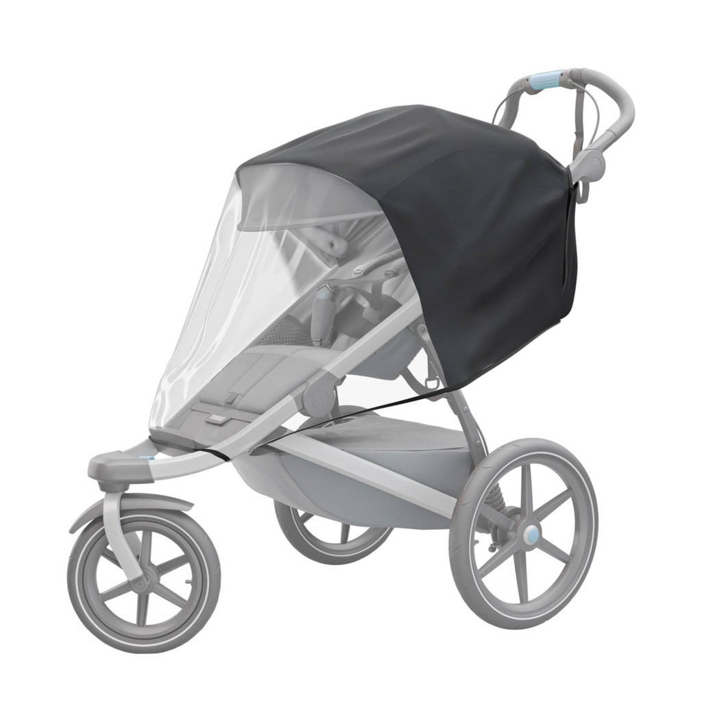 Thule Urban Glide regenhoes kinderwagen, Zwart