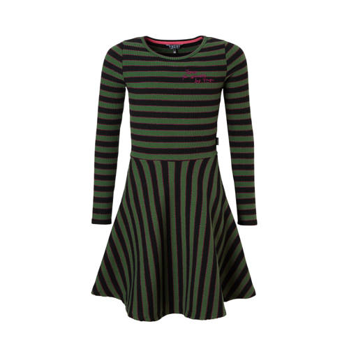 Vingino Gestreepte Jurk Pelilah Groen vingino kopen in de aanbieding