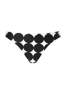 Women Beach Mix & Match bikinibroekje met stippen zwart