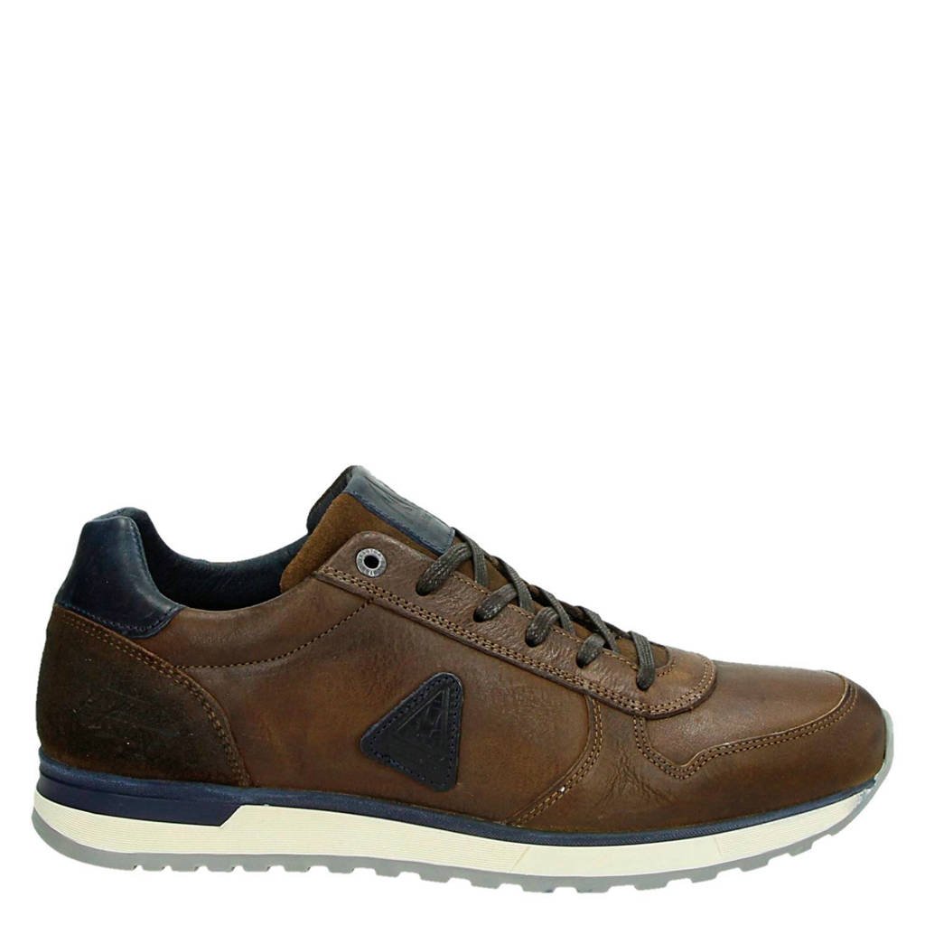 Gaastra leren sneakers cognac wehkamp