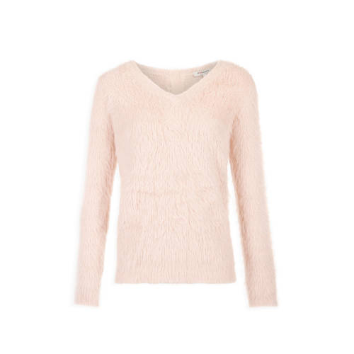 Morgan Fluffy Trui Lichtroze morgan kopen in de aanbieding