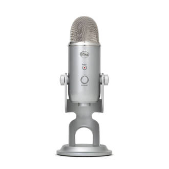 Yeti USB microphone zilver