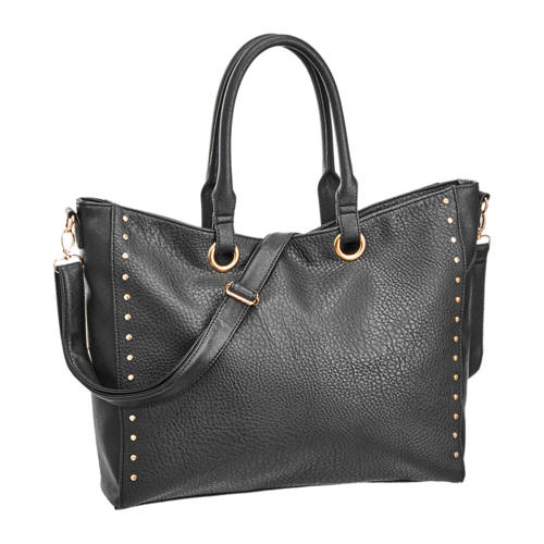 Vanharen Graceland Handtas Met Studs Zwart vanharen kopen in de aanbieding Vanharen Graceland Handtas Met Studs Zwart vanharen kopen in de aanbieding