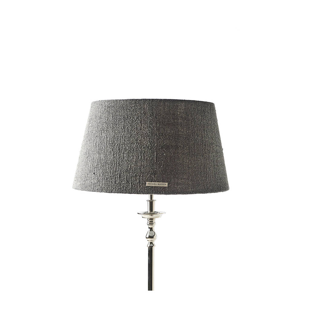 Riviera Maison lampenkap Brianna (35 x 45 x 25), Zwart