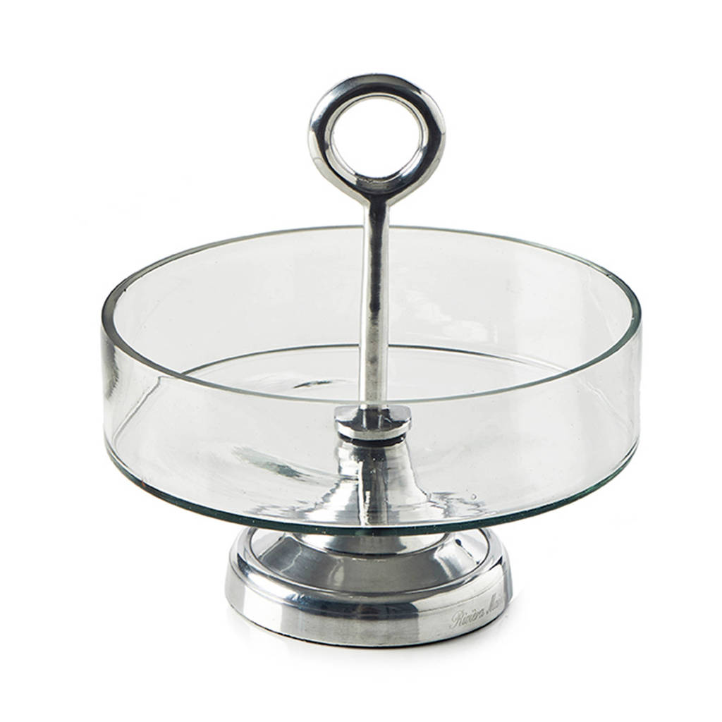 Riviera Maison St. James Street etagère (Ø20 cm), Zilver